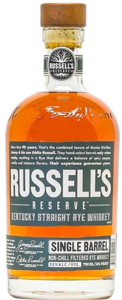 Russell's Reserve Single Barrell Rye 