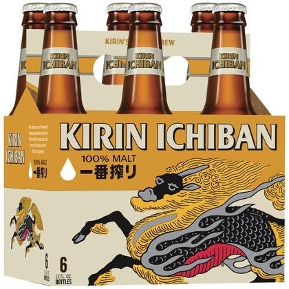 Kirin Ichiban Japanese Lager Bottles (12 oz x 6 ct)