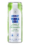 Absolut Voda Soda Lime & Cucumber 4pk Cans
