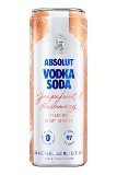 Absolut Vodka Soda Grapefruit & Rosemary 4pk Can